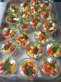 Paprika - Salat mit Feta K&auml;se